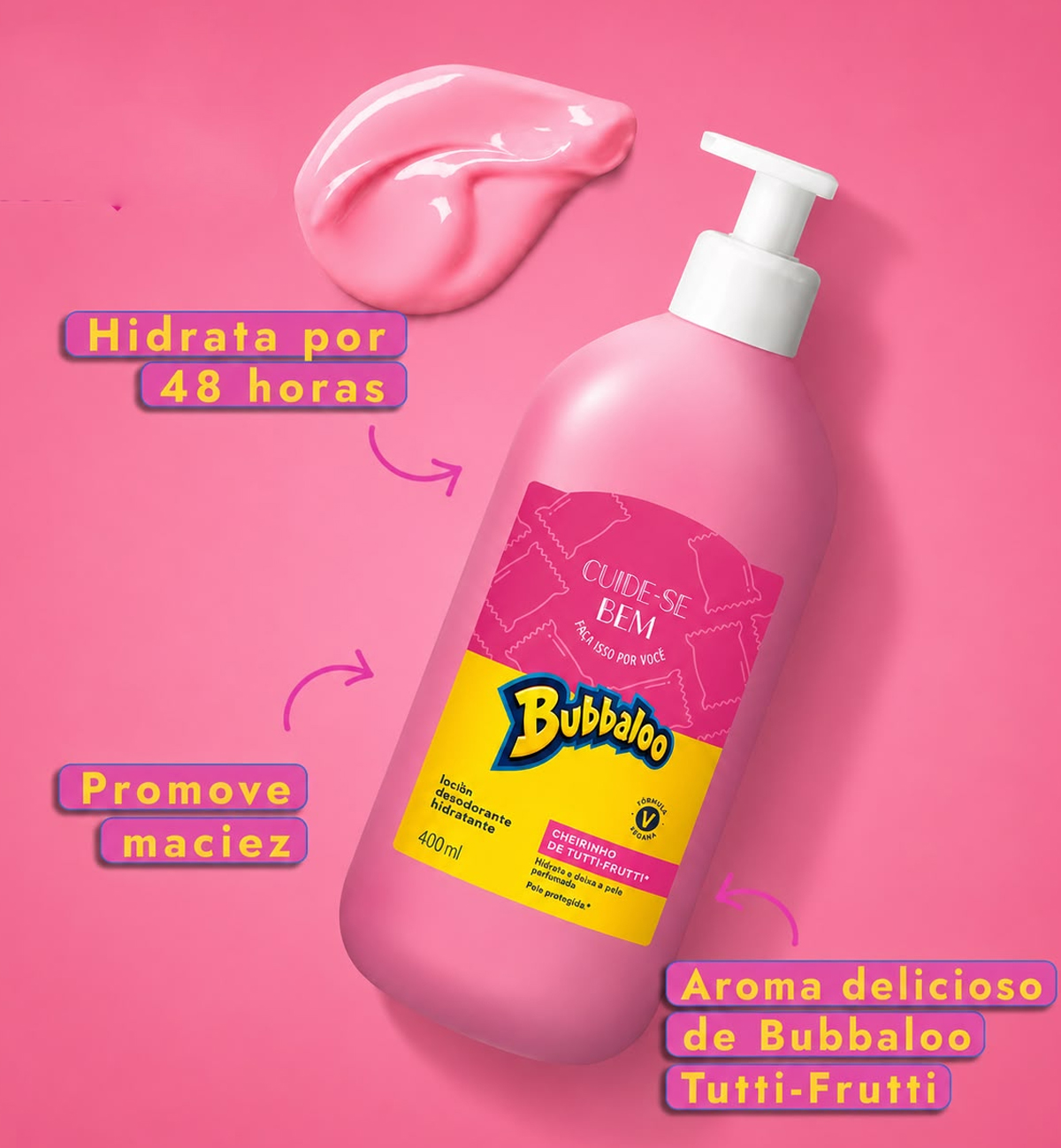 bubaloo rema Corporal Hidratante Bubbaluu 400ml - Imagen 1